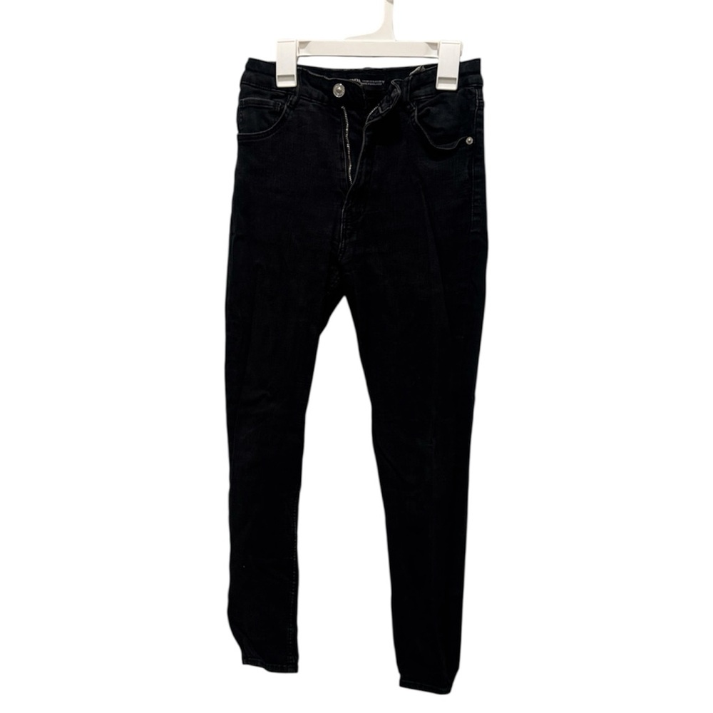 Zara Women's Skinny Jeans Black Size 6